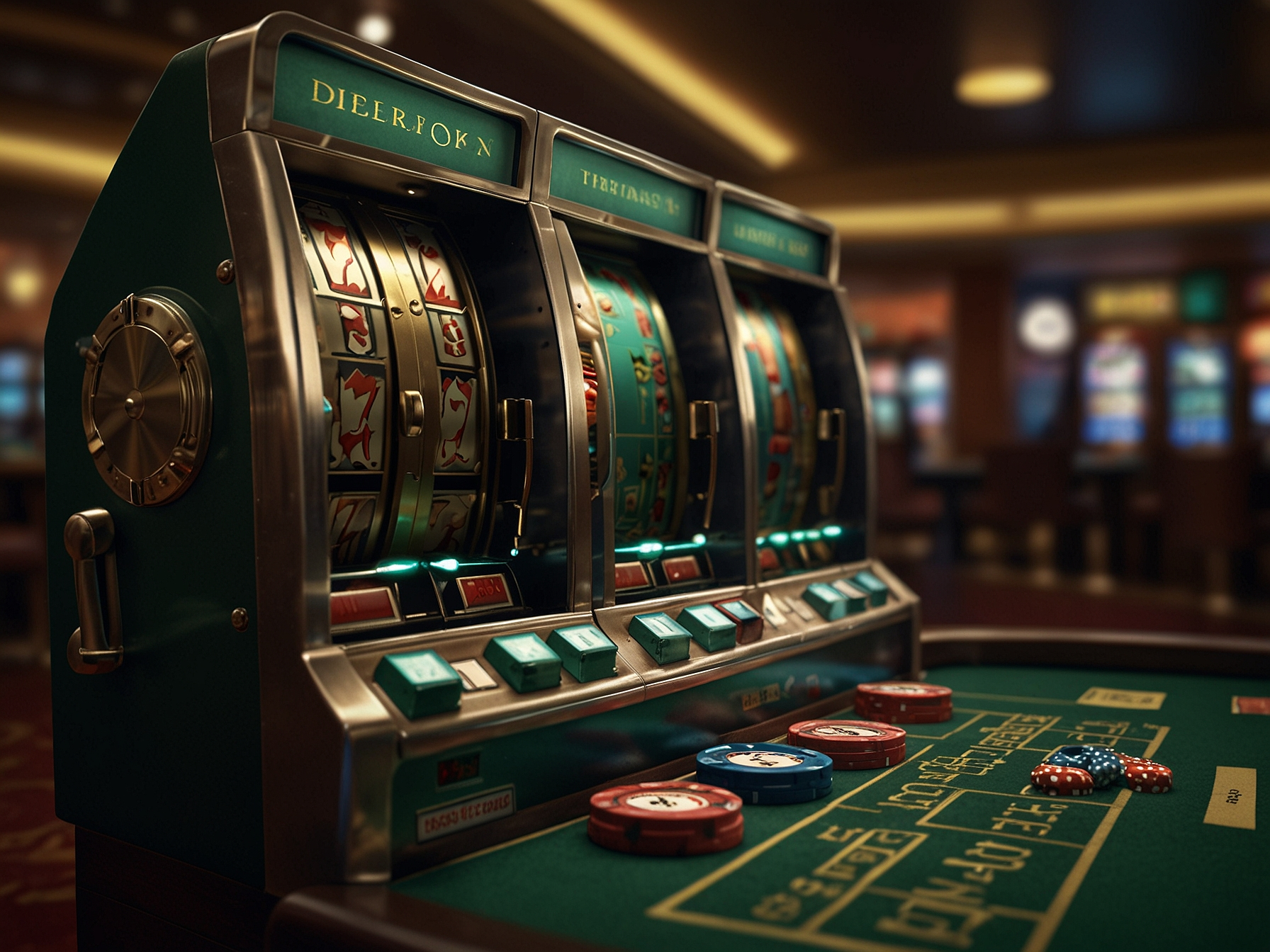 Play slots and live games